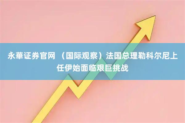 永華证券官网 （国际观察）法国总理勒科尔尼上任伊始面临艰巨挑战