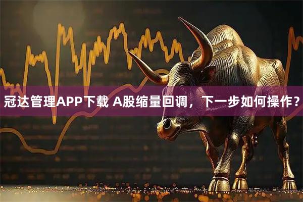 冠达管理APP下载 A股缩量回调，下一步如何操作？